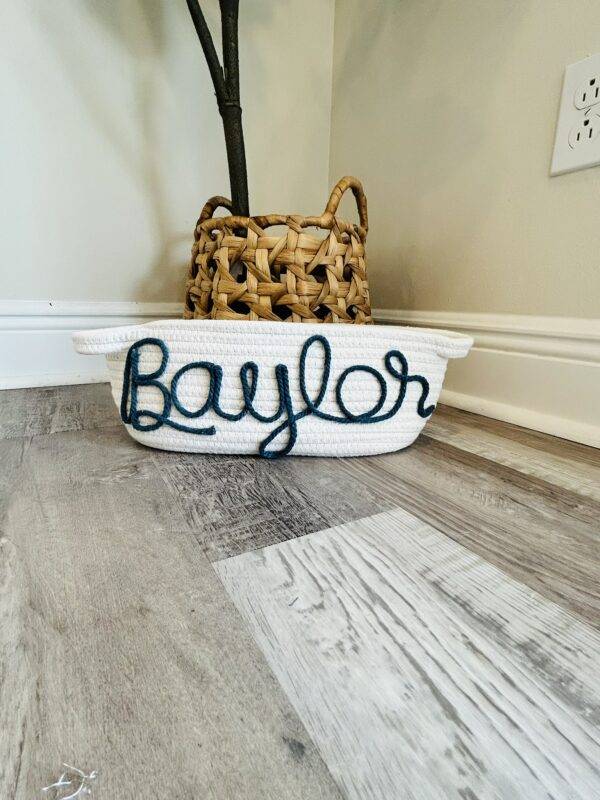 Basket with YarnWorks Design