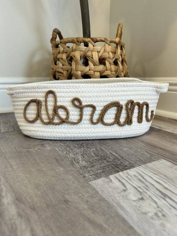 Basket with YarnWorks Design